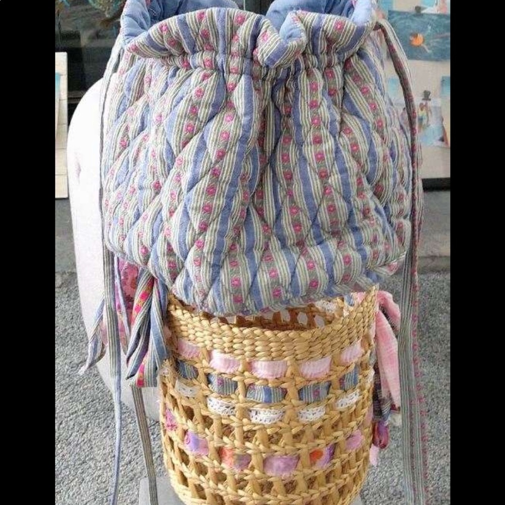 Love shack fancy bucket bag